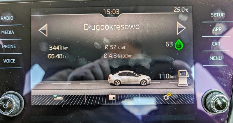 Skoda Octavia cena 56000 przebieg: 108700, rok produkcji 2018 z Szamotuły małe 79